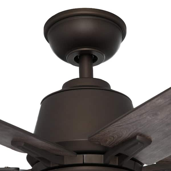 Kensgrove 54 in. Integrated LED Espresso BronzeCeiling deals Fan with Light and Remote