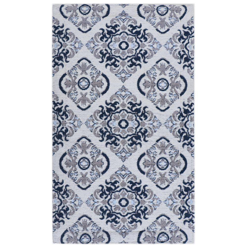 ArtMaison Canada 18 in. x 42 in. Non Slip Designer Kitchen Art Mat Long  Vinyl Rug Decorative Floor Mat Runner Rug MATCER6X1842E - The Home Depot