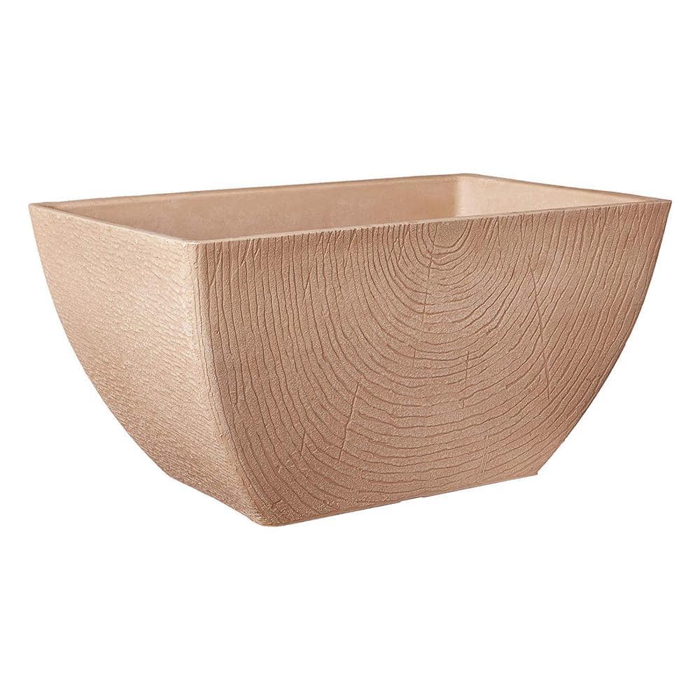 16 in. x 10 in. x 8.25 in. Beige Composite Window Box