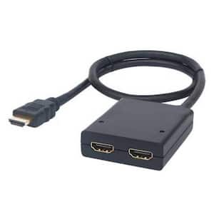 HDMI Amplifier Splitter 1 x 2 Pigtail Type with Power Adapter