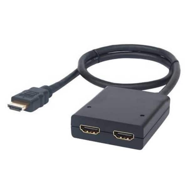 Hdmi Female 1 2 Splitter Cable Adapter