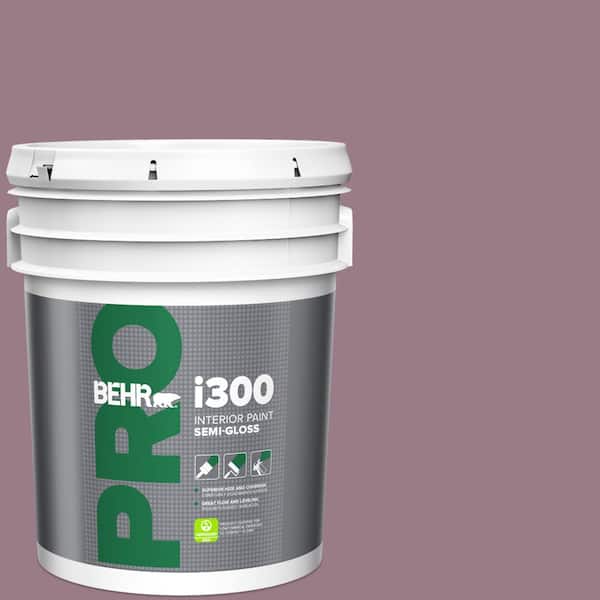 BEHR PRO 5 gal. #T15-19 Mulberry Wine Semi-Gloss Interior Paint