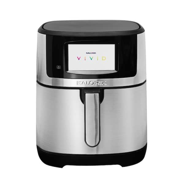 Kalorik Vivid 7 Quart Full Color Display Air Fryer Stainless Steel