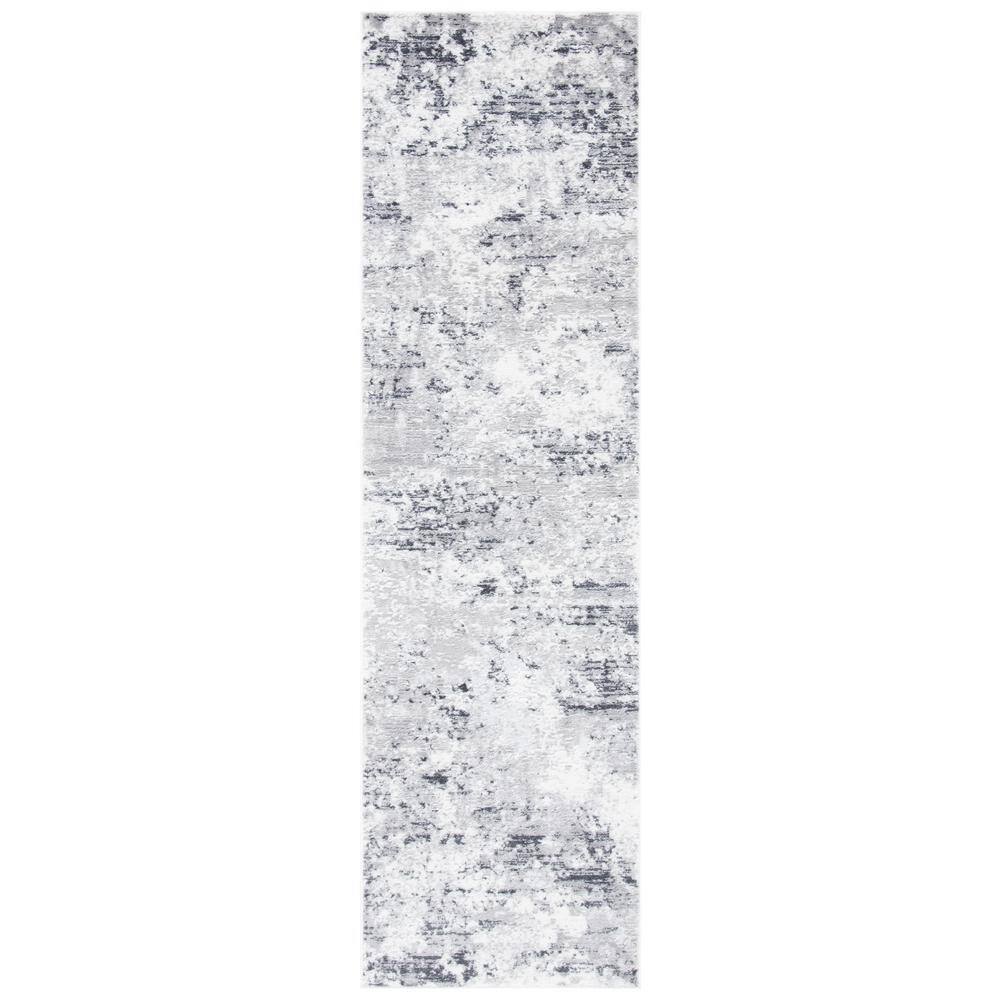 Amelia Gray/Ivory 2 ft. x 8 ft. Distressed Abstract Runner Rug price history on PriceWatchPro
