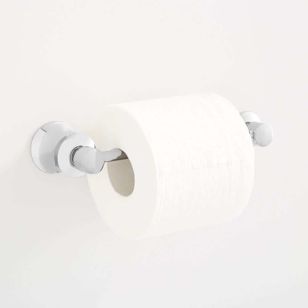 Chrome Round Wall Mounted Toilet Paper Holder