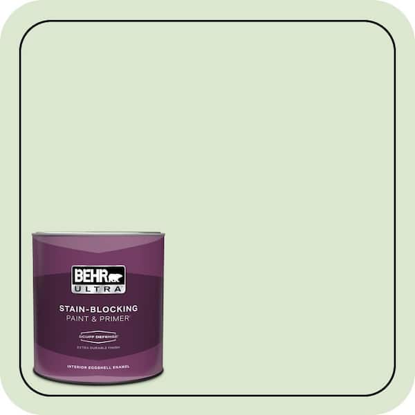 BEHR ULTRA 1 qt. #T12-18 Minty Frosting Extra Durable Eggshell Enamel Interior Paint & Primer
