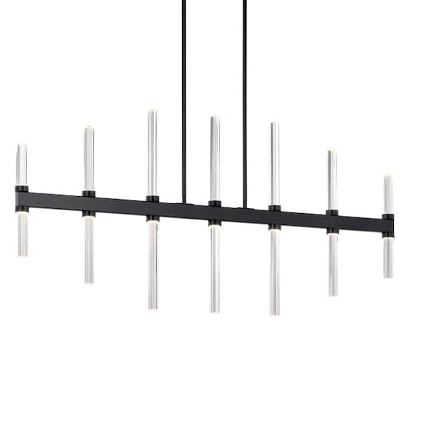 放送大学 割引 14-Light in. 48.25 Sycara KICHLER Integrated Black LED ヨガ・ピラティス