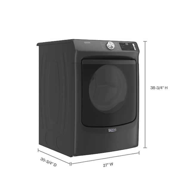 7.3 cu. ft. Vented Electric Dryer in Volcano Black