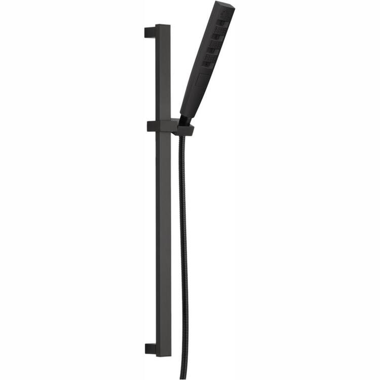 Delta Universal Showering Components Hand Shower 1.75 GPM w/Slide Bar 4S in Matte Black