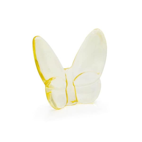Yellow 2.5 in. x 2.5 in. Novelty Crystal Figurine
