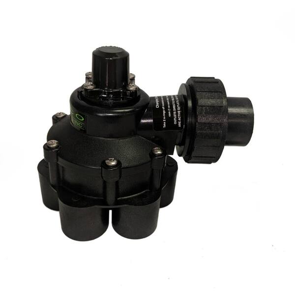 Irrigation Valve Indexing 1" 10 PSI 6 Outlet 5 6 Zone Cams Manual & Automatic 