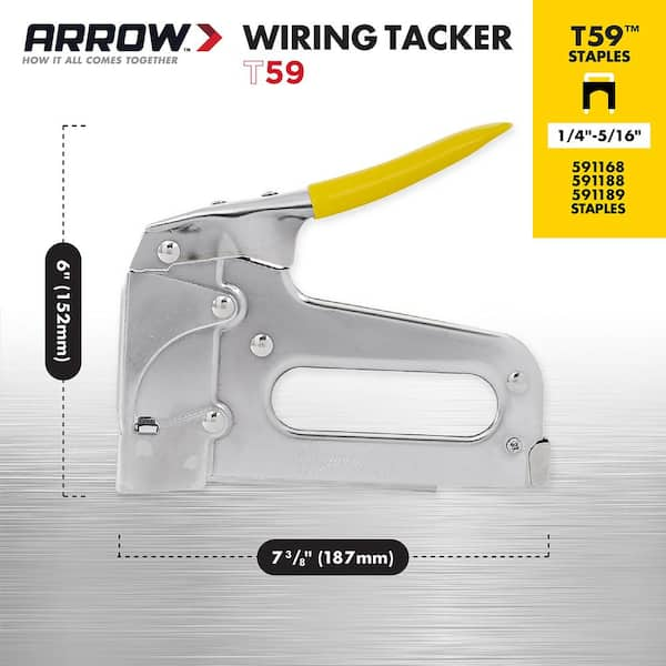 Arrow 5900 Insulated Cable and Wire Tacker 5900 - The Home Depot