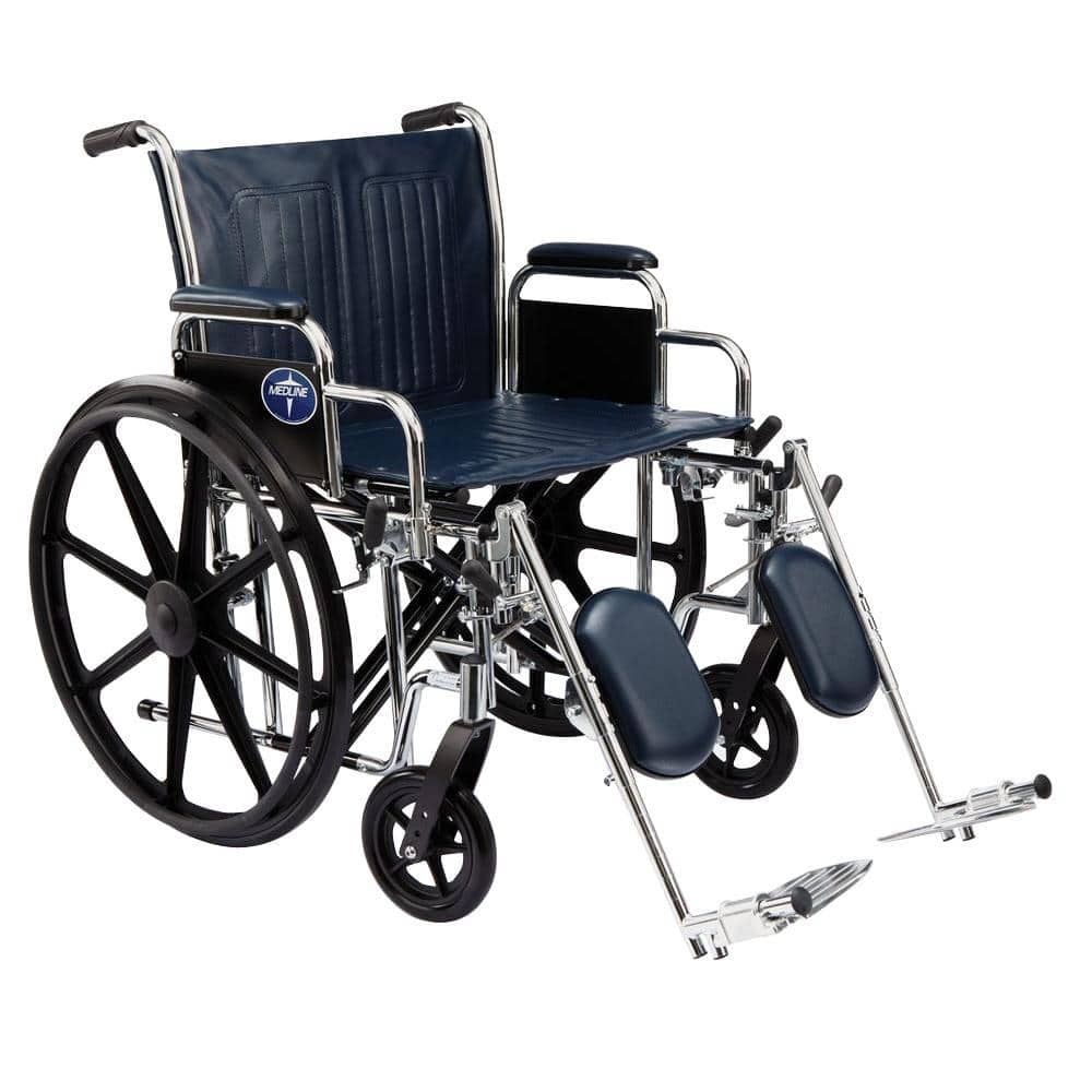 Medline Excel Manual Wheelchair MDS806800 - The Home Depot