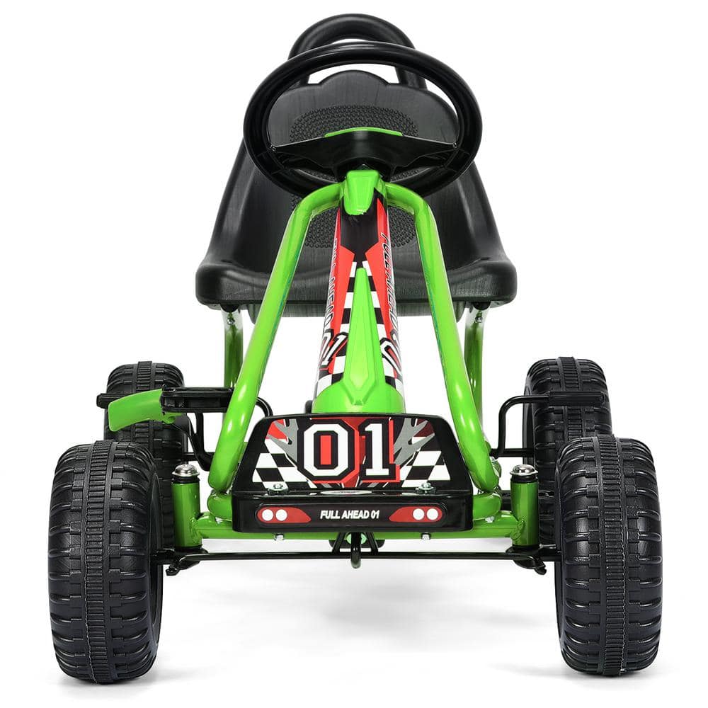 Kiddo Kids Racer Pedal Go-Kart 4-8 Years - Green
