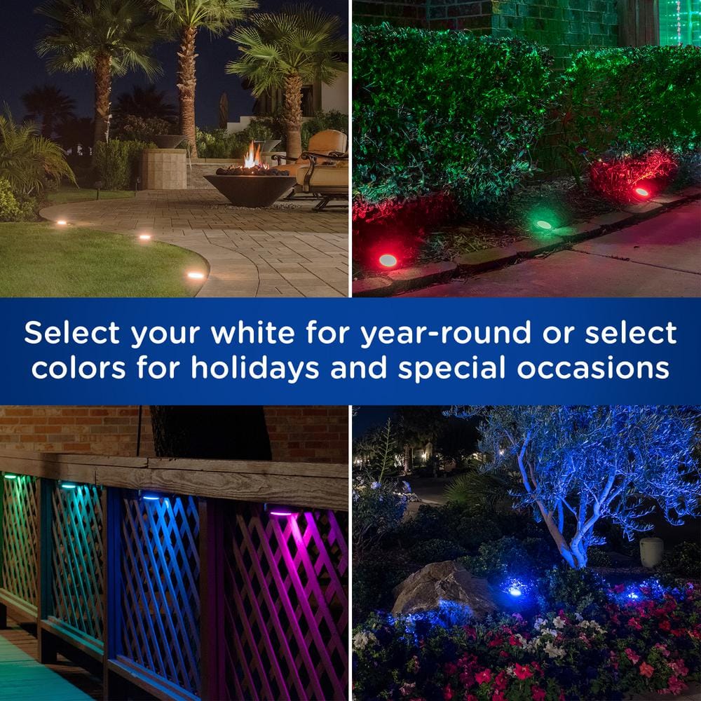Enbrighten LED Color-Changing Pathway Lights with Remote Control