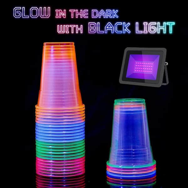3つでOneHappy！ Lynzavix 3.8 in Neon Multi-Color Disposable Plastic Cups, 100/Case