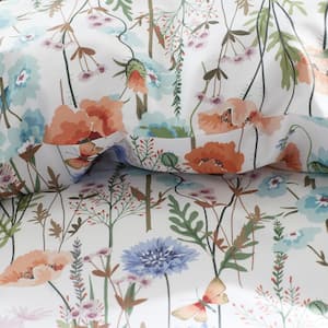 Legends Hotel Summer Floral Wrinkle-Free Sateen Comforter
