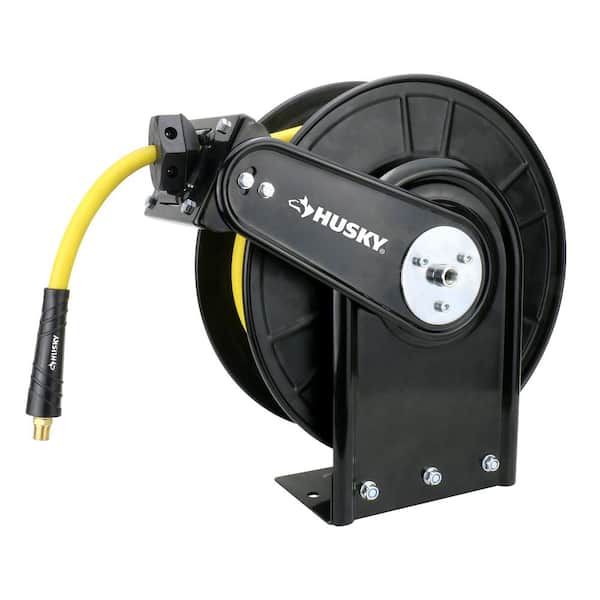 3/8 in. x 50 ft. Open Face Hybrid Hose Reel with Hose