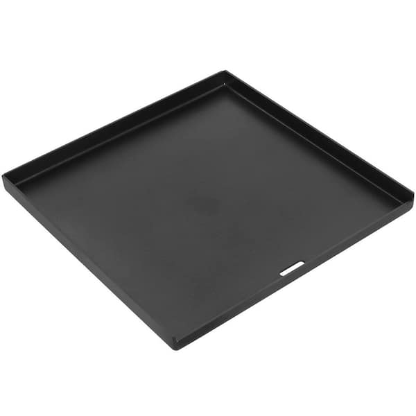 Ceramic-Coated Carbon Steel Non-Stick Griddle Insert Black Finish Flat Top for Genesis II Spirit Smokefire Grills