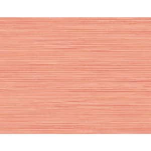 60.75 sq. ft. Coral Hillside Paper Unpasted Wallpaper Roll