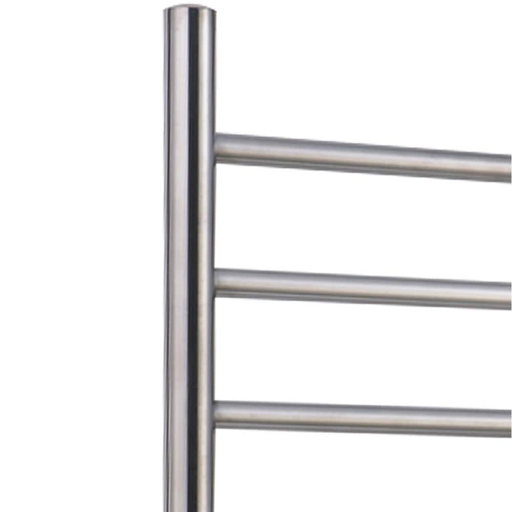 Barcelona Brushed Stainless Steel Freestanding Towel Warmer with 8 Bars