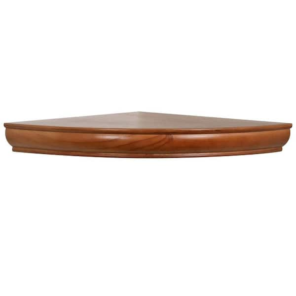 Magellan 1-3/4 in. Honey Floating Corner Shelf (Price Varies By Size)