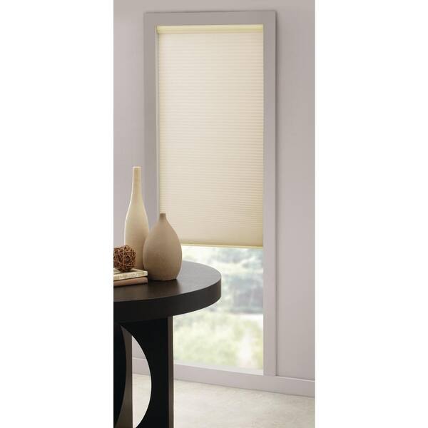 Harper Lane Pre-Cut Ivory Cordless Light Filtering Polyester Cellular Shade 46 in. W x 64 in. L