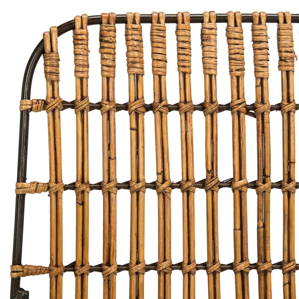 Transitional Windsor Low Slat Side Chair in Natural Brown Wash