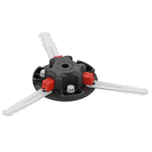 Hybrid Trimmer Head for Traditional Line or Nylon Blades