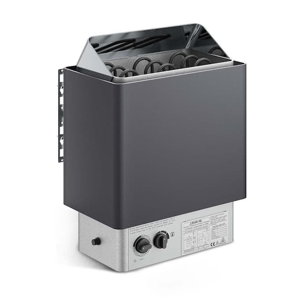 Electric Sauna Heater 4.5KW 220V Sauna Stove with Built-In Controls for 105-210 cu. ft.