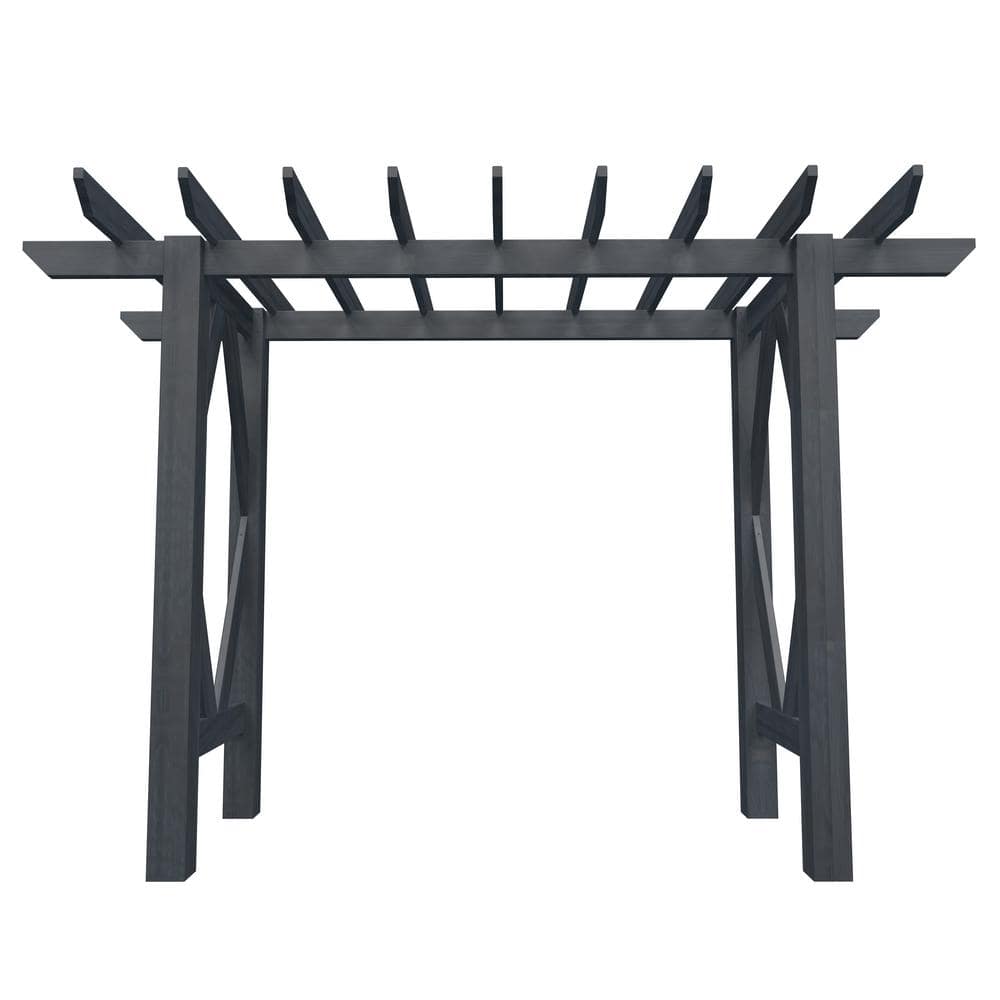 Summerwood Charcoal Black Cedar Garden Arbor
