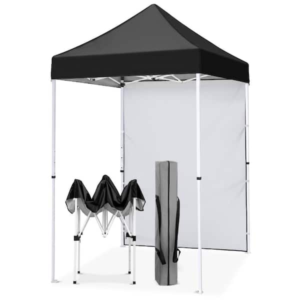 5 ft. x 5 ft. Pop Up Canopy with 1 Removable Sunwall
