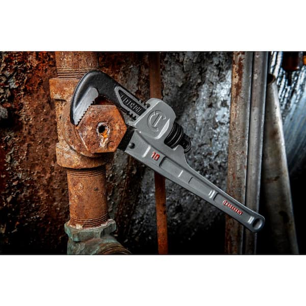 Crescent - 10 in. and 14 in. Aluminum Slim/K9 Jaw Pipe Wrench Set (2-Piece)