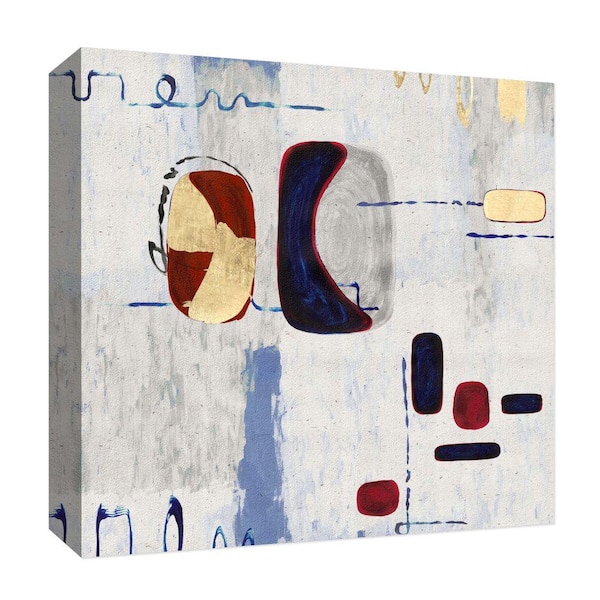 PTM Images ''Golden Touches II'' Canvas Abstract Wall Art 15 in. x 15 in.