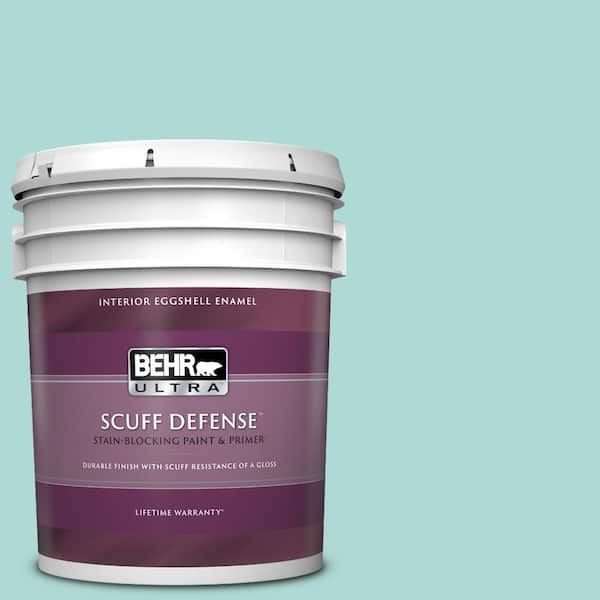 BEHR ULTRA 5 gal. #M450-3 Wave Top Extra Durable Eggshell Enamel Interior Paint & Primer