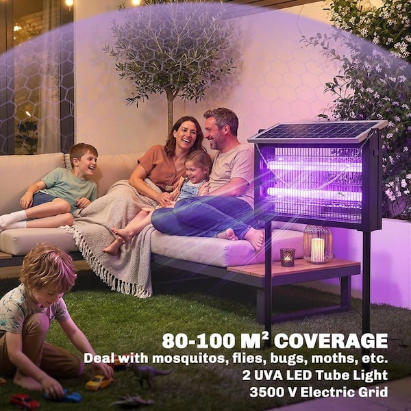 Outsunny 13-Watt Electronic Outdoor Mosquito Repellent with Solar