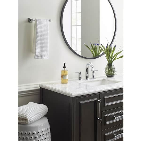 Glacio 8 in. (203 mm) L Towel Bar in Clear/Chrome