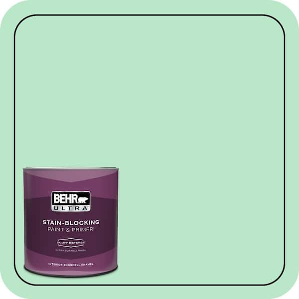 BEHR ULTRA 1 qt. #460A-3 Canton Jade Extra Durable Eggshell Enamel Interior Paint & Primer