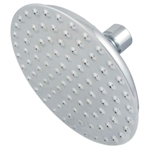 Kingston Brass 1-Spray 5.3 in. Single Wall Mount Fixed Rain Shower Head in Polished Chrome
