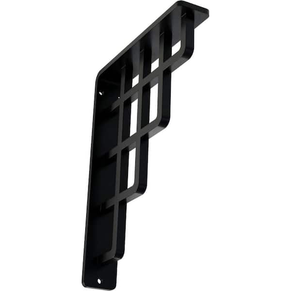 Ekena Millwork 1-1/2 in. x 8 in. x 5-1/2 in. Wrought Iron Single Center Brace Diane Bracket