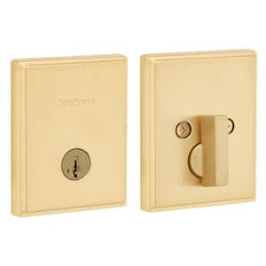 Kwikset Crosstown Satin Nickel Single Cylinder Low Profile