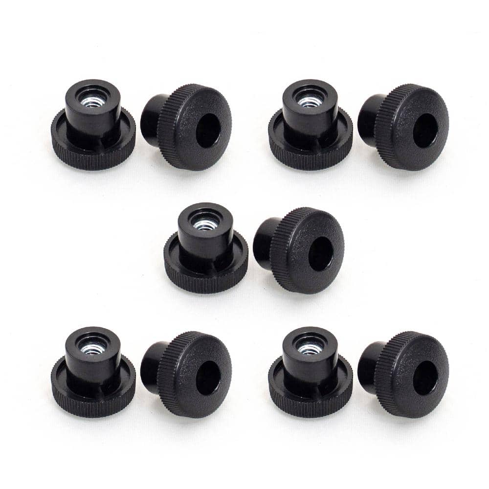 5/16 in.-18 Round Knob for T Track Bolts, Thumb Screw Threaded Knobs, Featherboards, Woodworking Jigs and Fixtures 10PK price history on PriceWatchPro