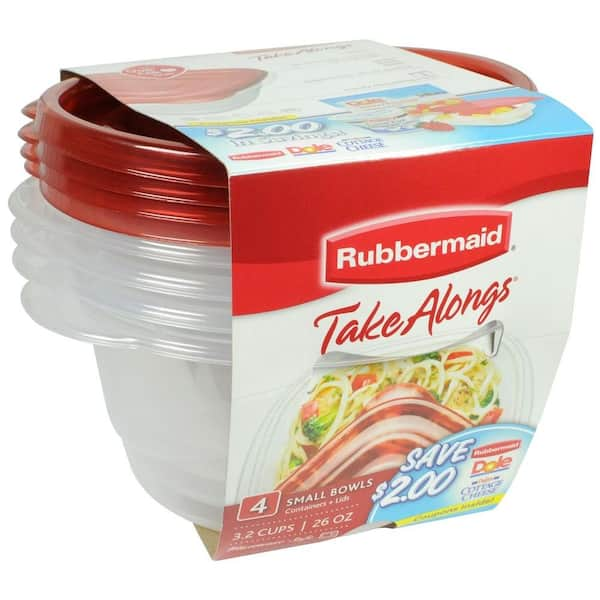 Rubbermaid Take Alongs Containers & Lids, Medium Bowls - 3 container & lids