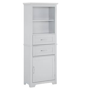 30 in. W x 14 in. D x 72.4 in. H White MDF Freestanding Ready to Assemble  Kitchen Cabinet Storage with 4 Doors wywymnjmnj-24 - The Home Depot