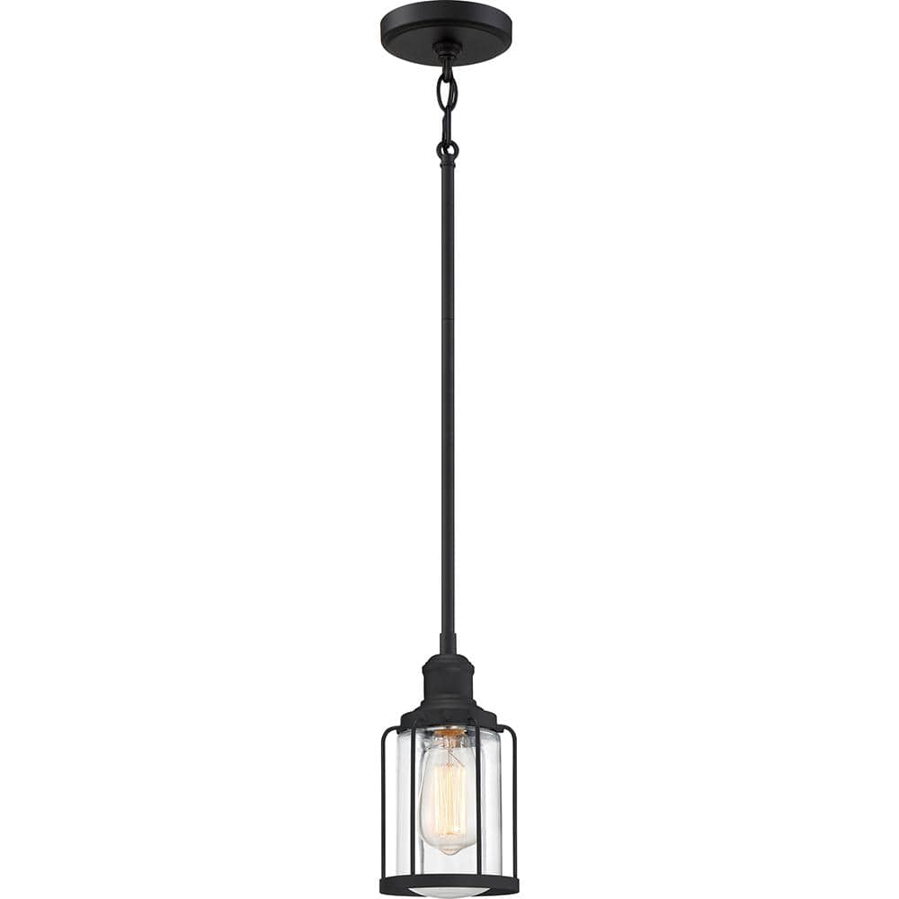 Reviews for Quoizel Ludlow 1-Light Earth Black Mini Pendant | Pg 1 ...