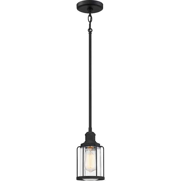 Ludlow 1-Light Earth Black Mini Pendant