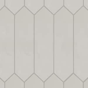 LuxeCraft Desert Gray Glossy 3 in. x 12. in. Glazed Ceramic Picket Wall Tile (8.8 sq. ft./case)