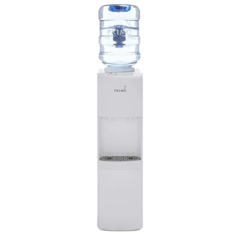 Primo Ceramic Countertop Water Dispenser with Stand White - Water Coupons  Included at
