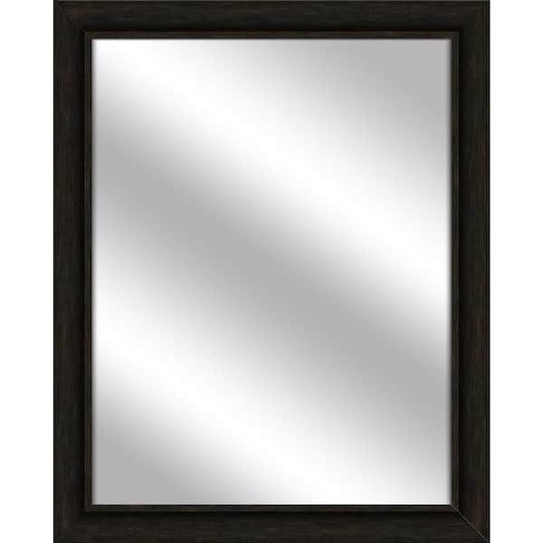 PTM Images Medium Rectangle Espresso Art Deco Mirror (31 in. H x 25 in. W)