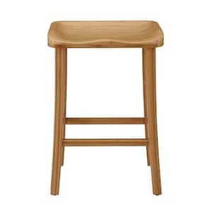 Tulip Caramelized Counter Height Stool (Set of 2)